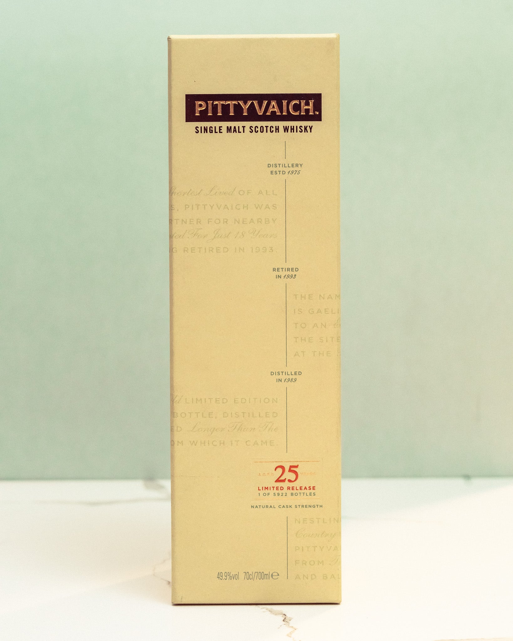 Pittyvaich 1989 25 Year Old.